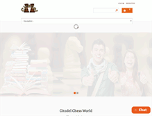 Tablet Screenshot of citadelchessworld.com